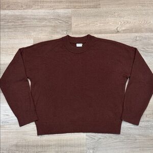 Women’s  Abercrombie Maroon Cashmere Sweater, size Large